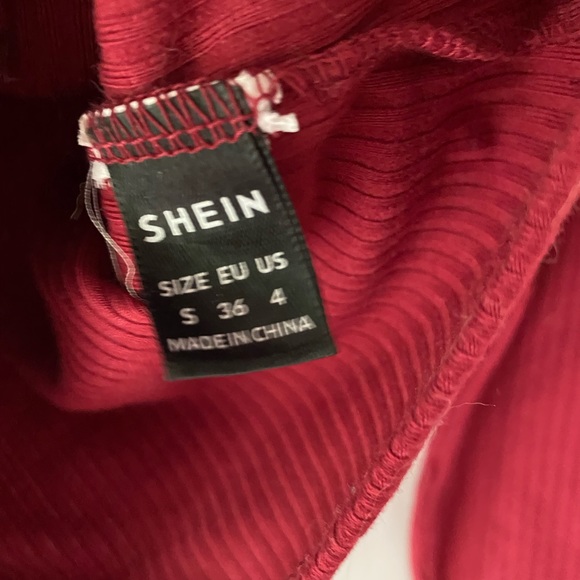 Red Crop Long Sleeve - Picture 3 of 4